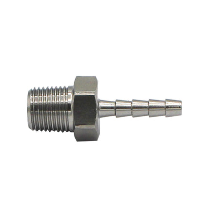 Stainless Steel Fitting - 1/8" Male NPT X 1/8" OD Barb