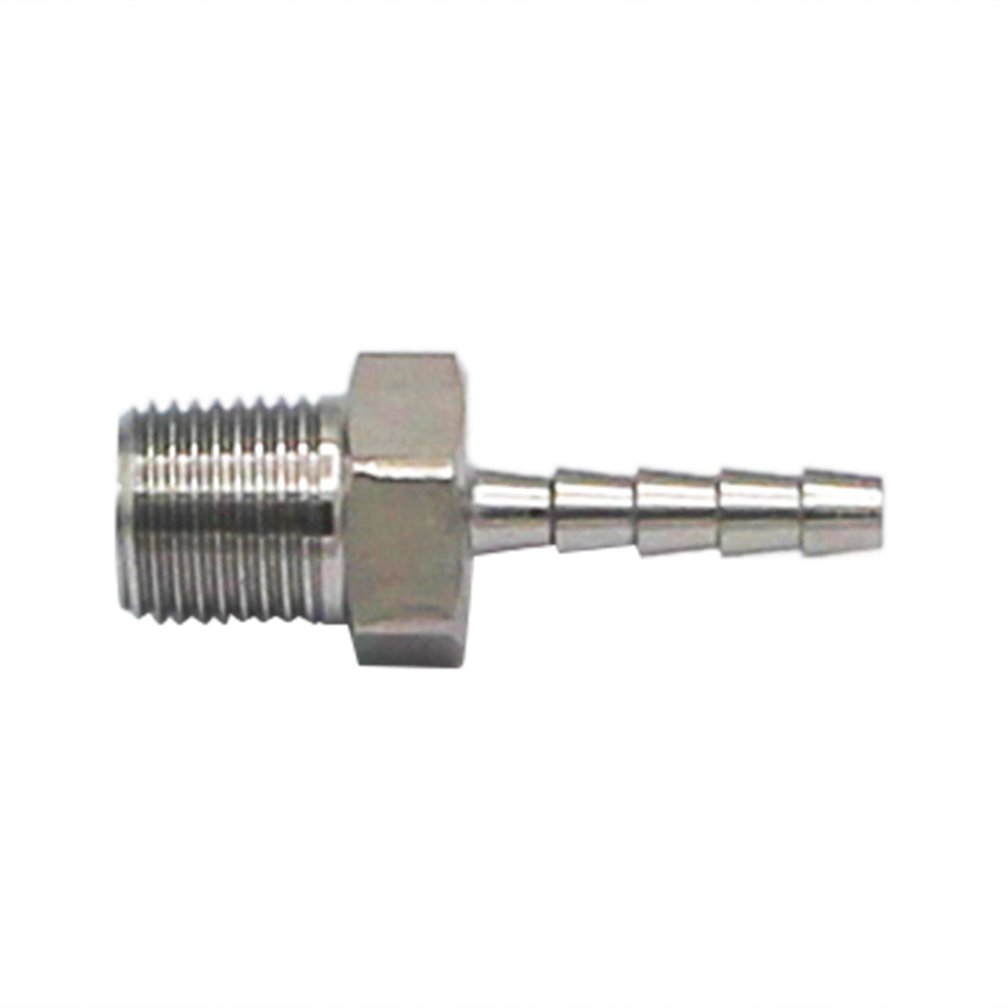 Stainless Steel Fitting - 1/8" Male NPT X 1/8" OD Barb