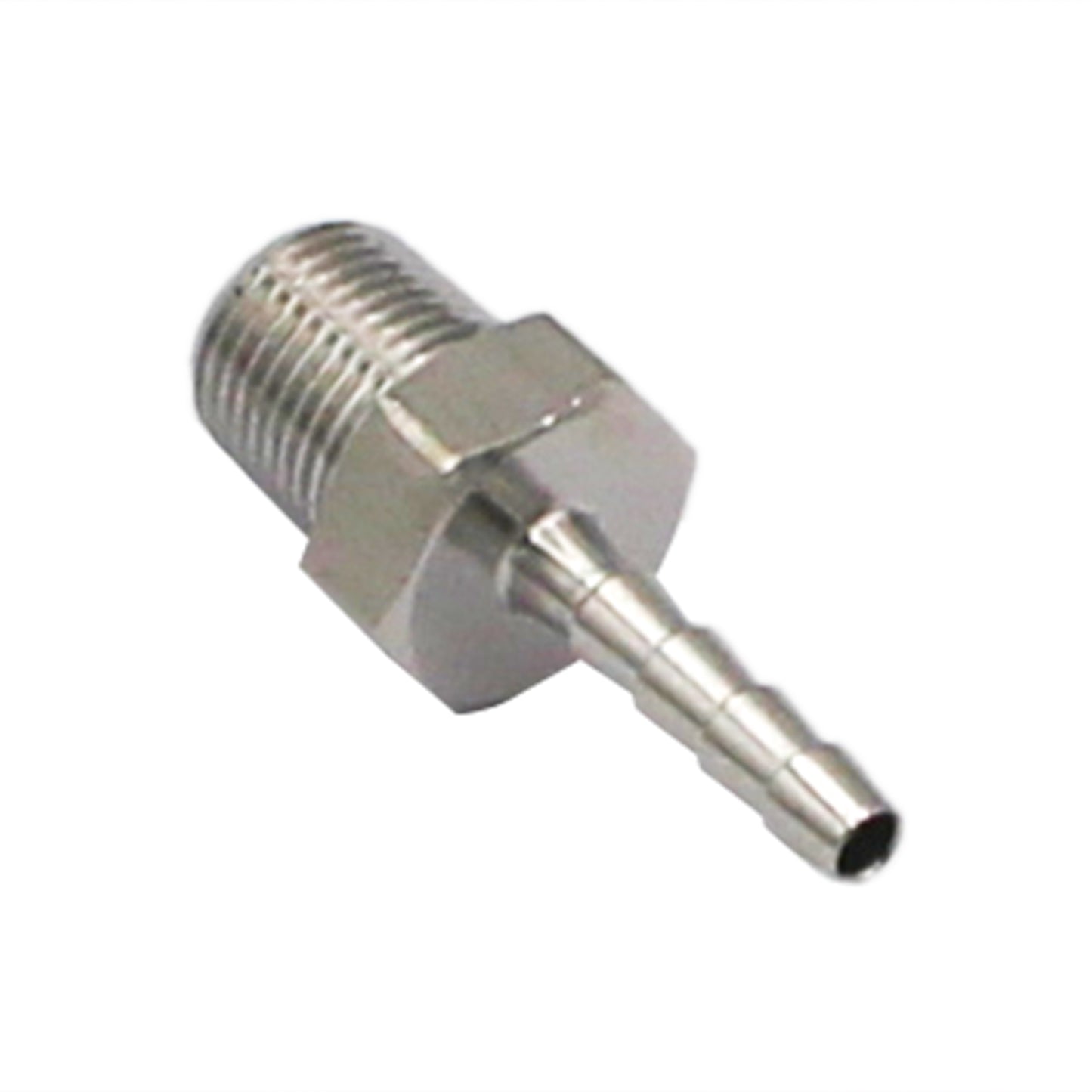 Stainless Steel Fitting - 1/8" Male NPT X 1/8" OD Barb