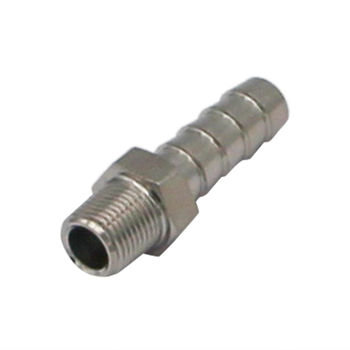 Stainless Steel Fitting - 1/8" Male NPT X 5/16" OD Barb