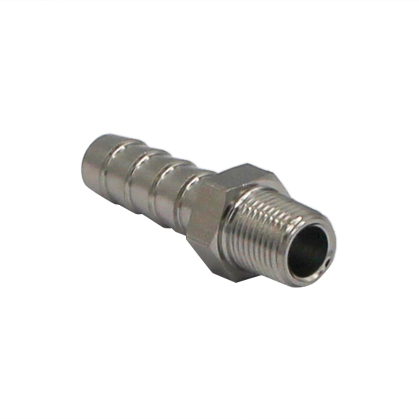 Stainless Steel Fitting - 1/8" Male NPT X 5/16" OD Barb