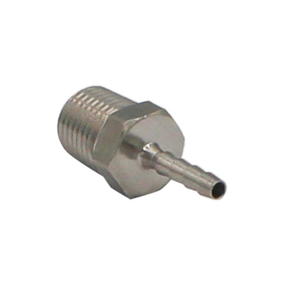 Stainless Steel Fitting - 1/4" Male NPT X 1/8" OD Barb