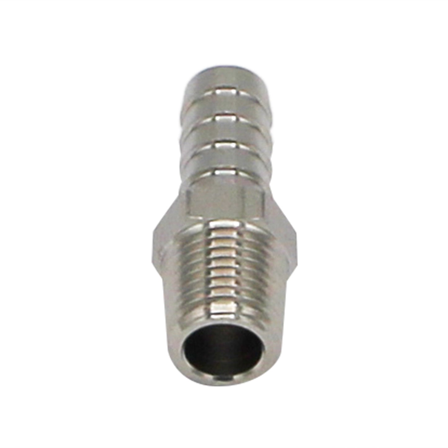 Stainless Steel Fitting - 1/4" Male NPT X 3/8" OD Barb