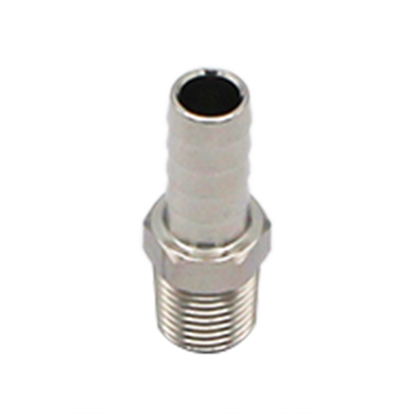 Stainless Steel Fitting - 1/4" Male NPT X 3/8" OD Barb