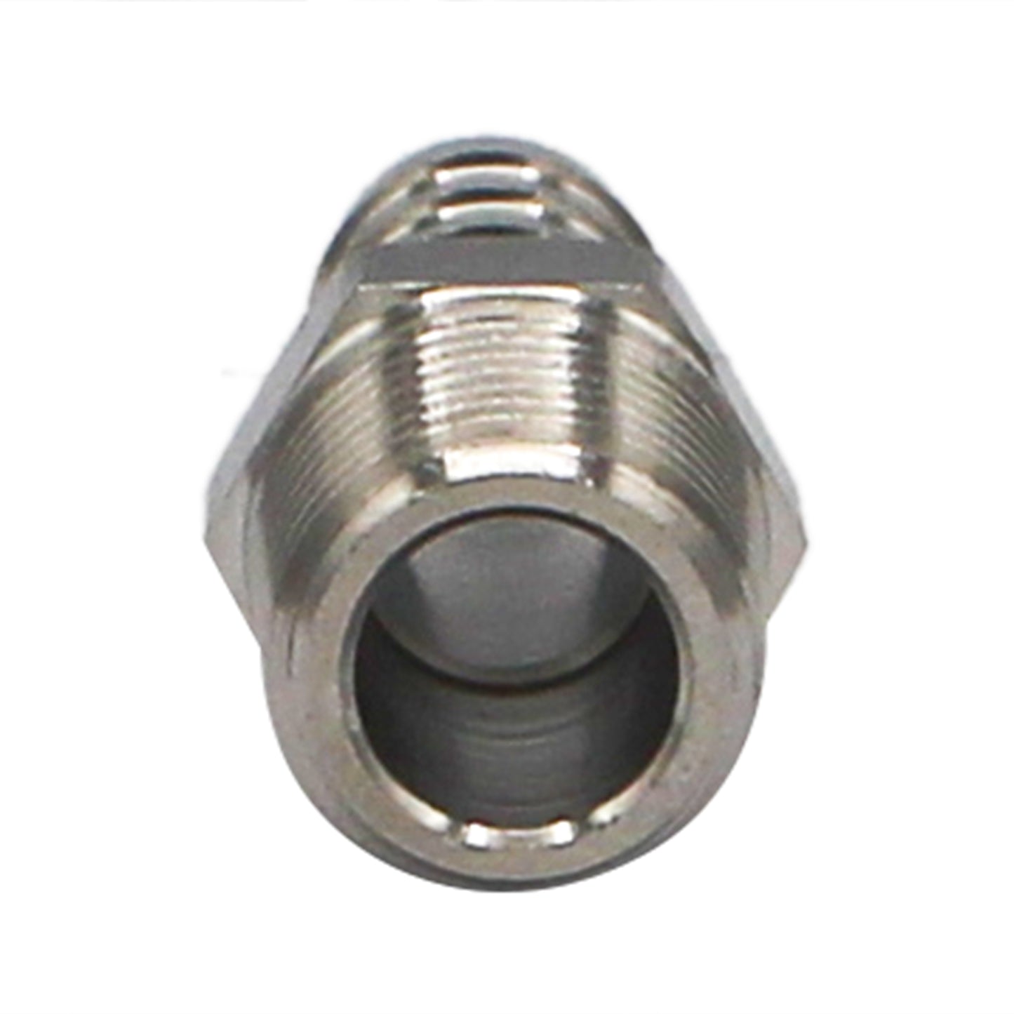 Stainless Steel Fitting - 1/4" Male NPT X 3/8" OD Barb