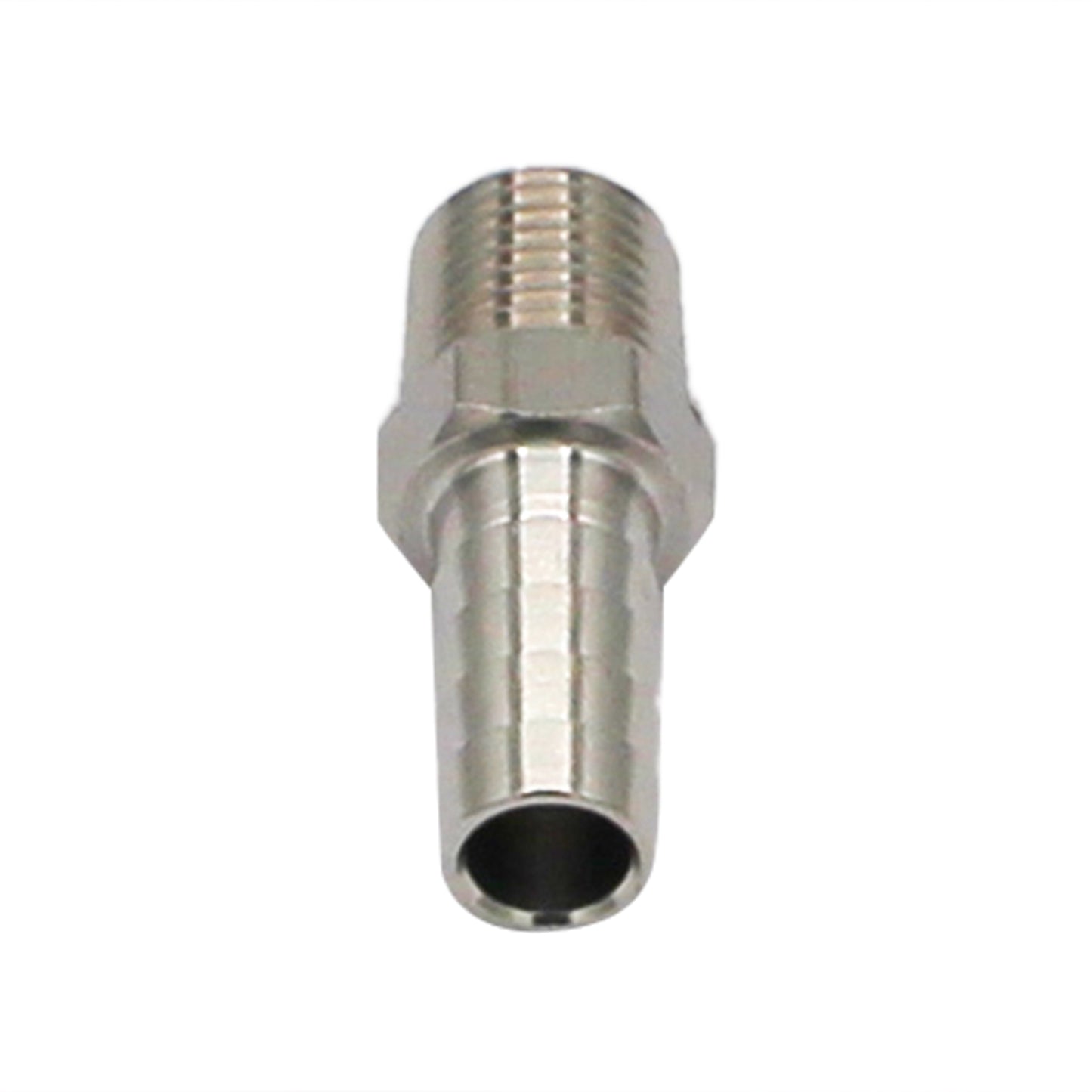 Stainless Steel Fitting - 1/4" Male NPT X 3/8" OD Barb