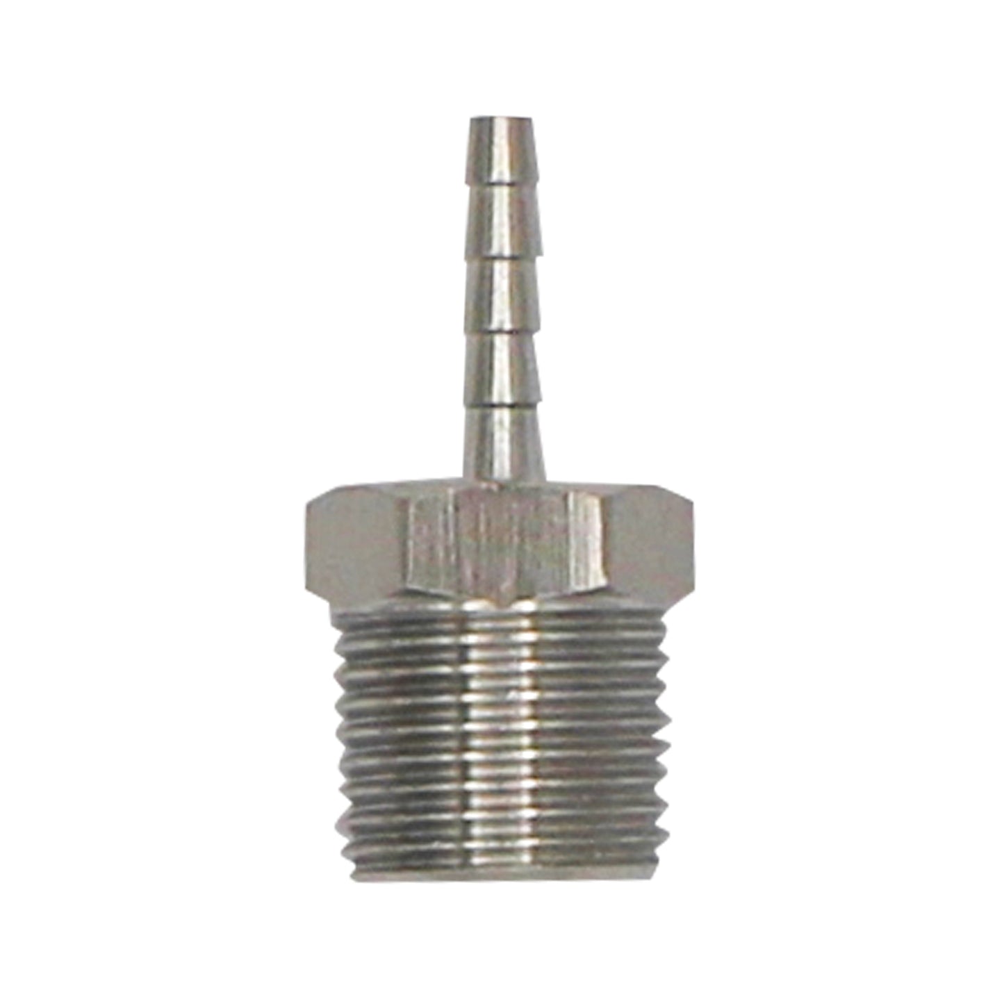 Stainless Steel Fitting - 3/8" Male NPT X 1/8" OD Barb