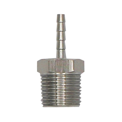 Stainless Steel Fitting - 3/8" Male NPT X 1/8" OD Barb