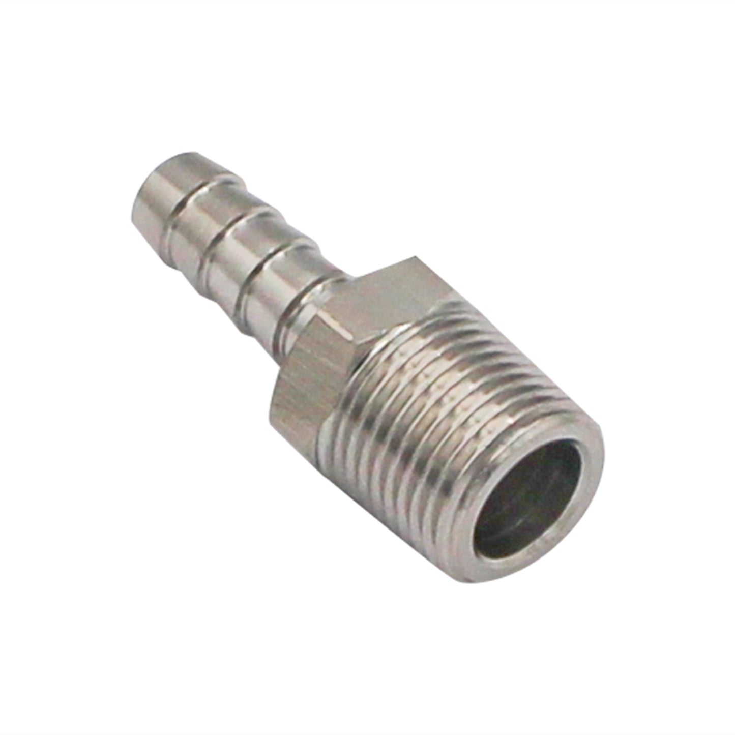 Stainless Steel Fitting - 3/8" Male NPT X 5/16" OD Barb