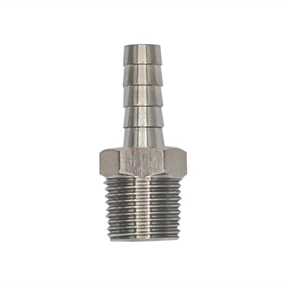 Stainless Steel Fitting - 3/8" Male NPT X 5/16" OD Barb