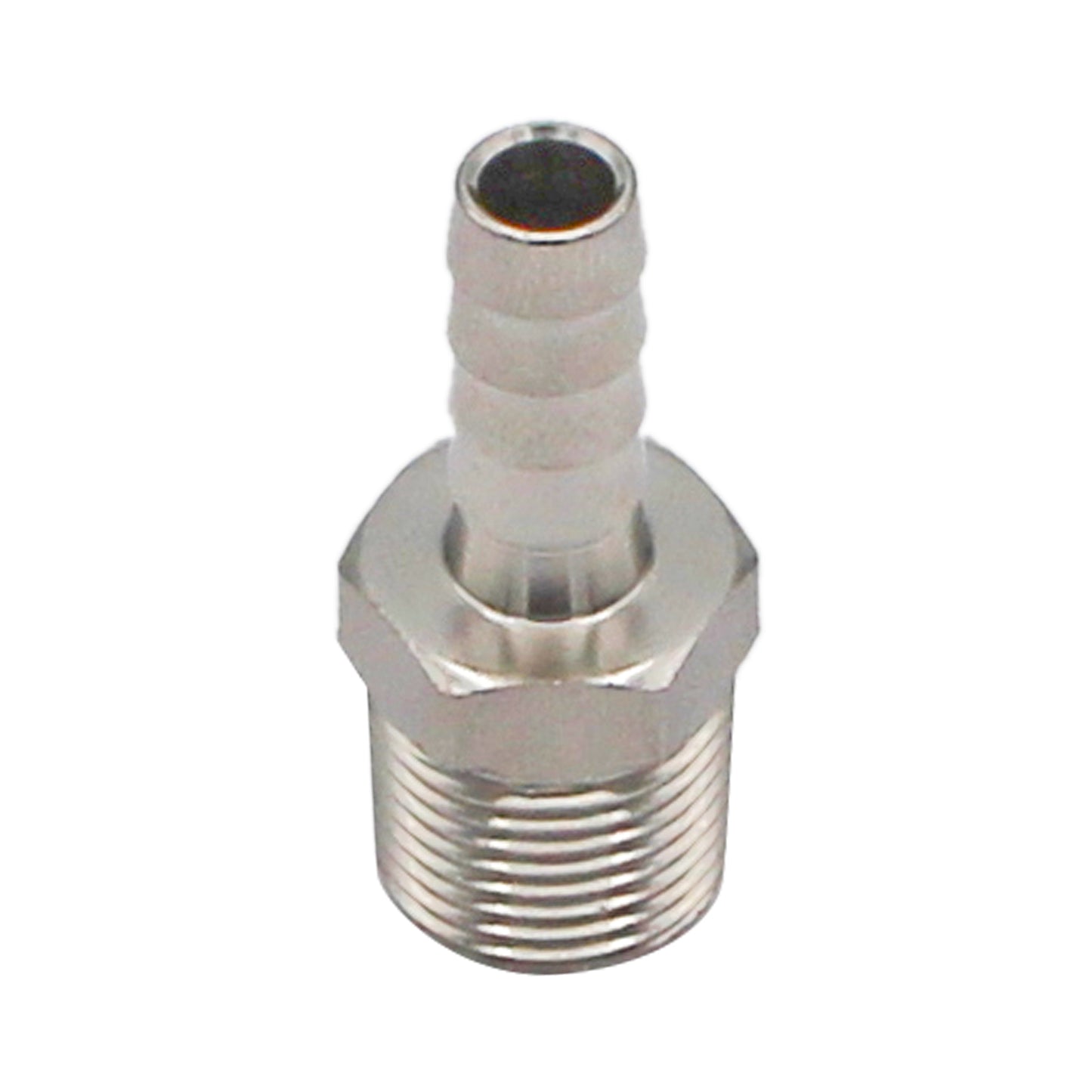 Stainless Steel Fitting - 3/8" Male NPT X 5/16" OD Barb