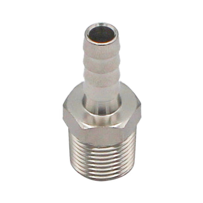 Stainless Steel Fitting - 3/8" Male NPT X 5/16" OD Barb