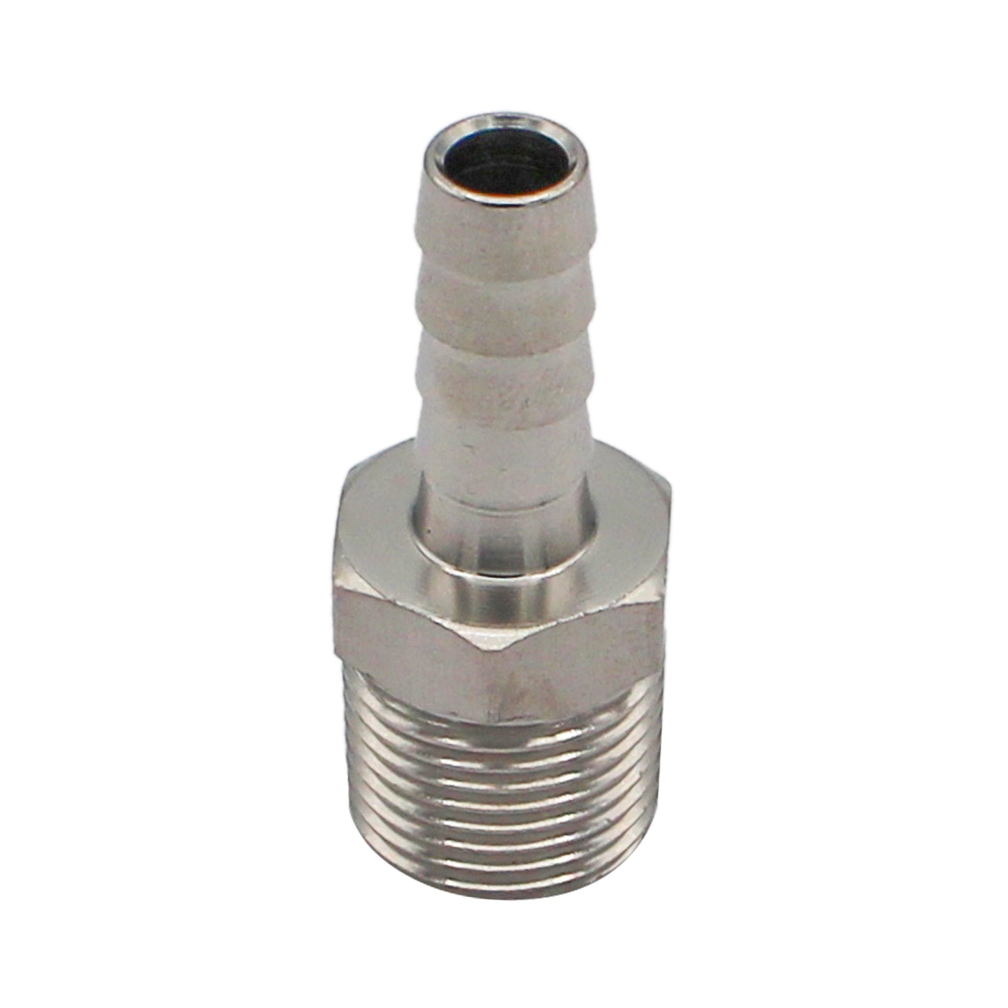 Stainless Steel Fitting - 3/8" Male NPT X 5/16" OD Barb