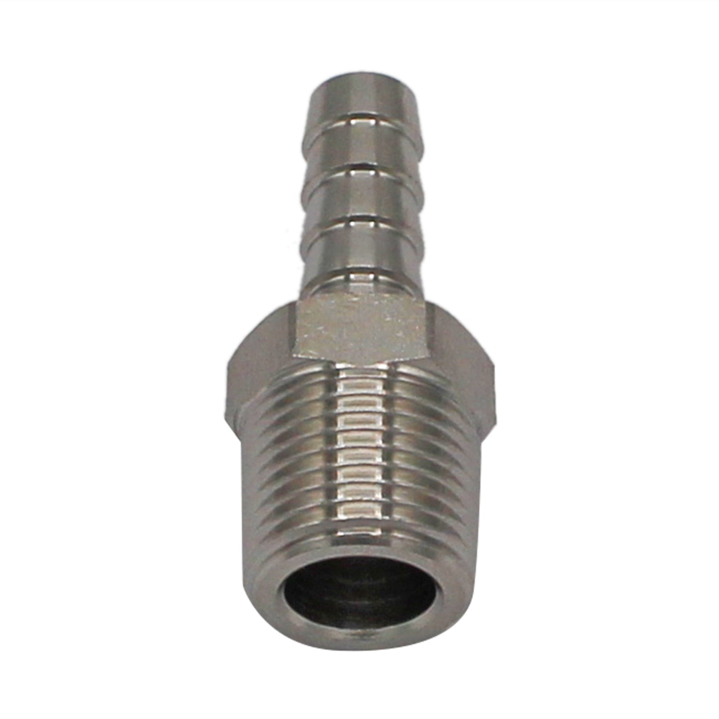Stainless Steel Fitting - 3/8" Male NPT X 5/16" OD Barb