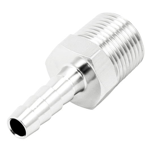 Stainless Steel Fitting - 3/8" Male NPT X 1/4" OD Barb