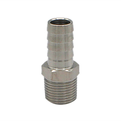 Stainless Steel Fitting - 3/8" Male NPT X 1/2" OD Barb -  Canuck Homebrew Supply, Canada