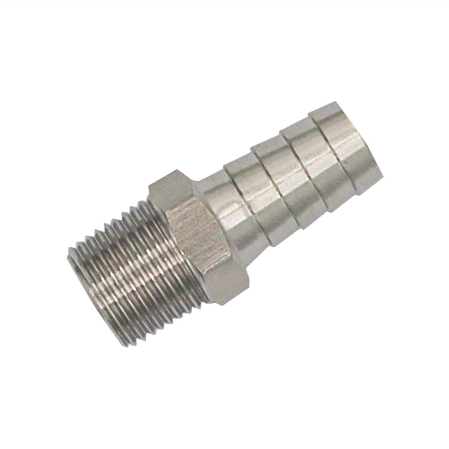 Stainless Steel Fitting - 3/8" Male NPT X 1/2" OD Barb -  Canuck Homebrew Supply, Canada