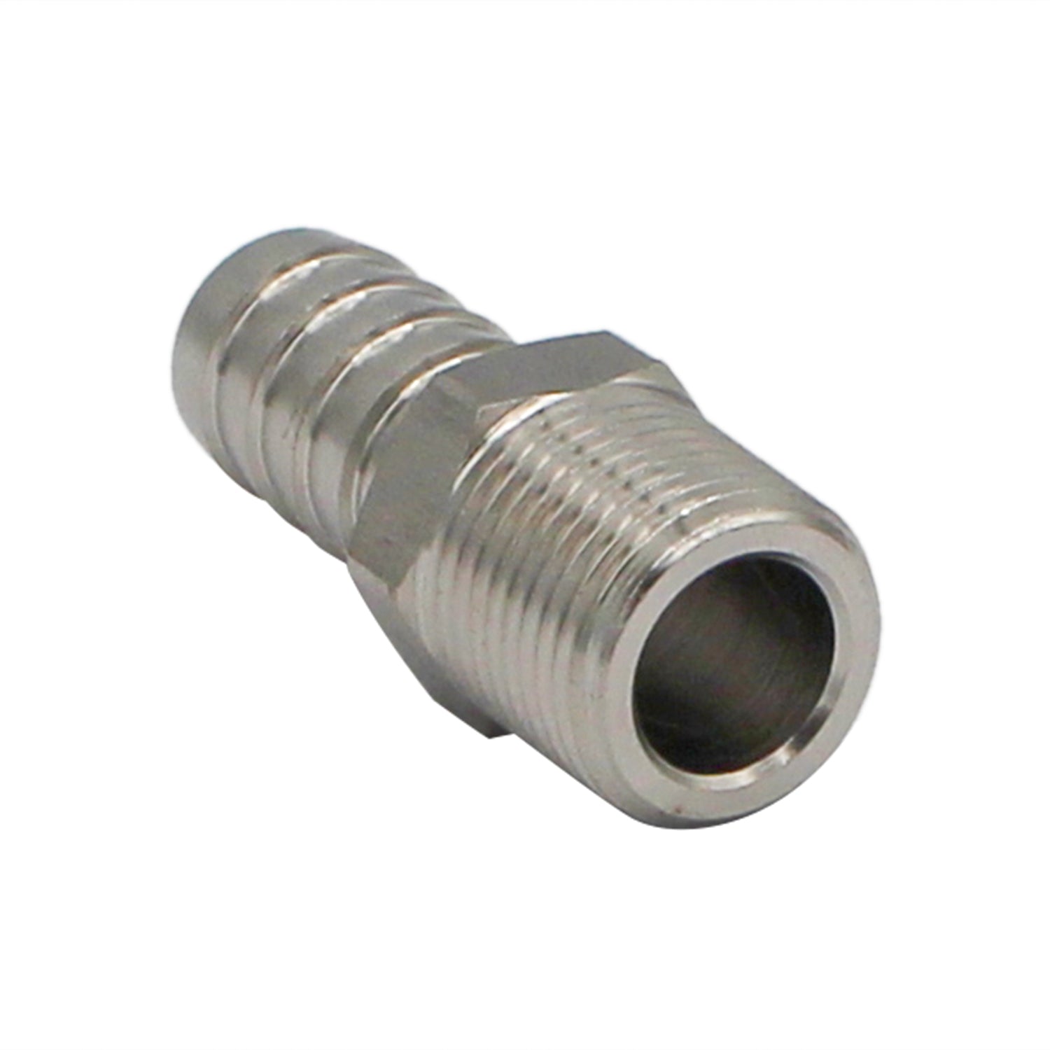Stainless Steel Fitting - 3/8" Male NPT X 1/2" OD Barb -  Canuck Homebrew Supply, Canada