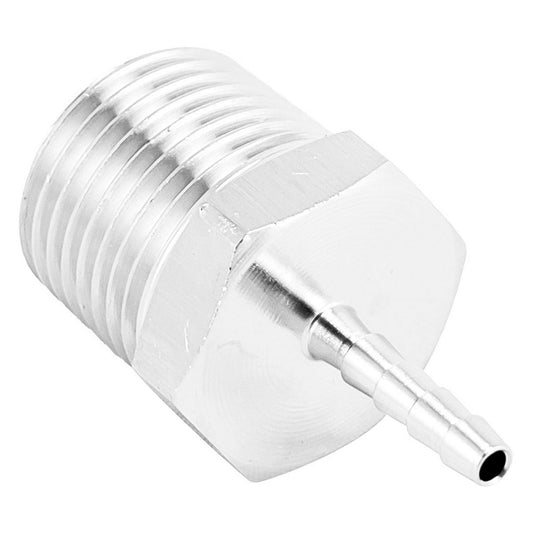 Stainless Steel Fitting - 1/2" Male NPT X 1/8" OD Barb