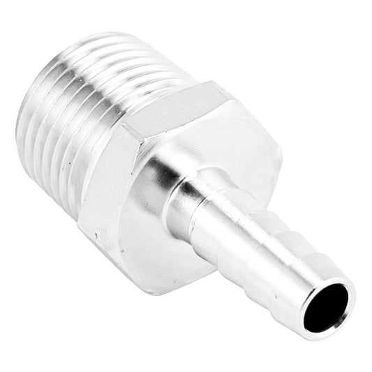 Stainless Steel Fitting - 1/2" Male NPT X 5/16" OD Barb
