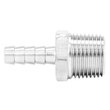 Stainless Steel Fitting - 1/2" Male NPT X 5/16" OD Barb