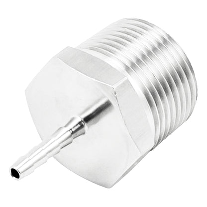Stainless Steel Fitting - 3/4" Male NPT X 1/8" OD Barb