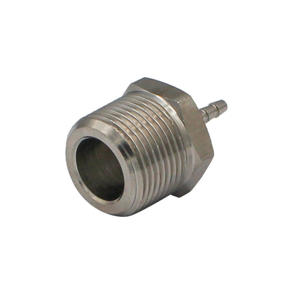 Stainless Steel Fitting - 3/4" Male NPT X 1/8" OD Barb