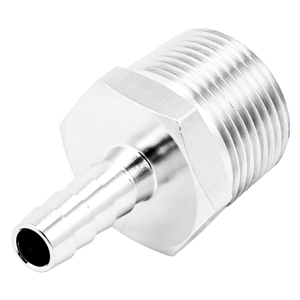 Stainless Steel Fitting - 3/4" Male NPT X 5/16" OD Barb