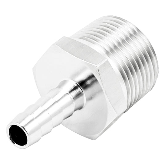 Stainless Steel Fitting - 3/4" Male NPT X 5/16" OD Barb