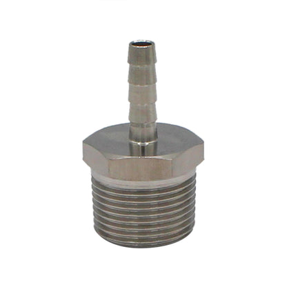 Stainless Steel Fitting - 3/4" Male NPT X 1/4" OD Barb