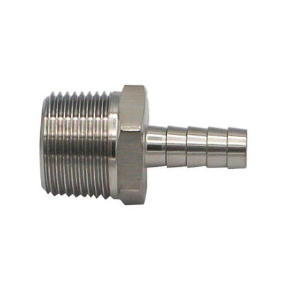 Stainless Steel Fitting - 3/4" Male NPT X 3/8" OD Barb