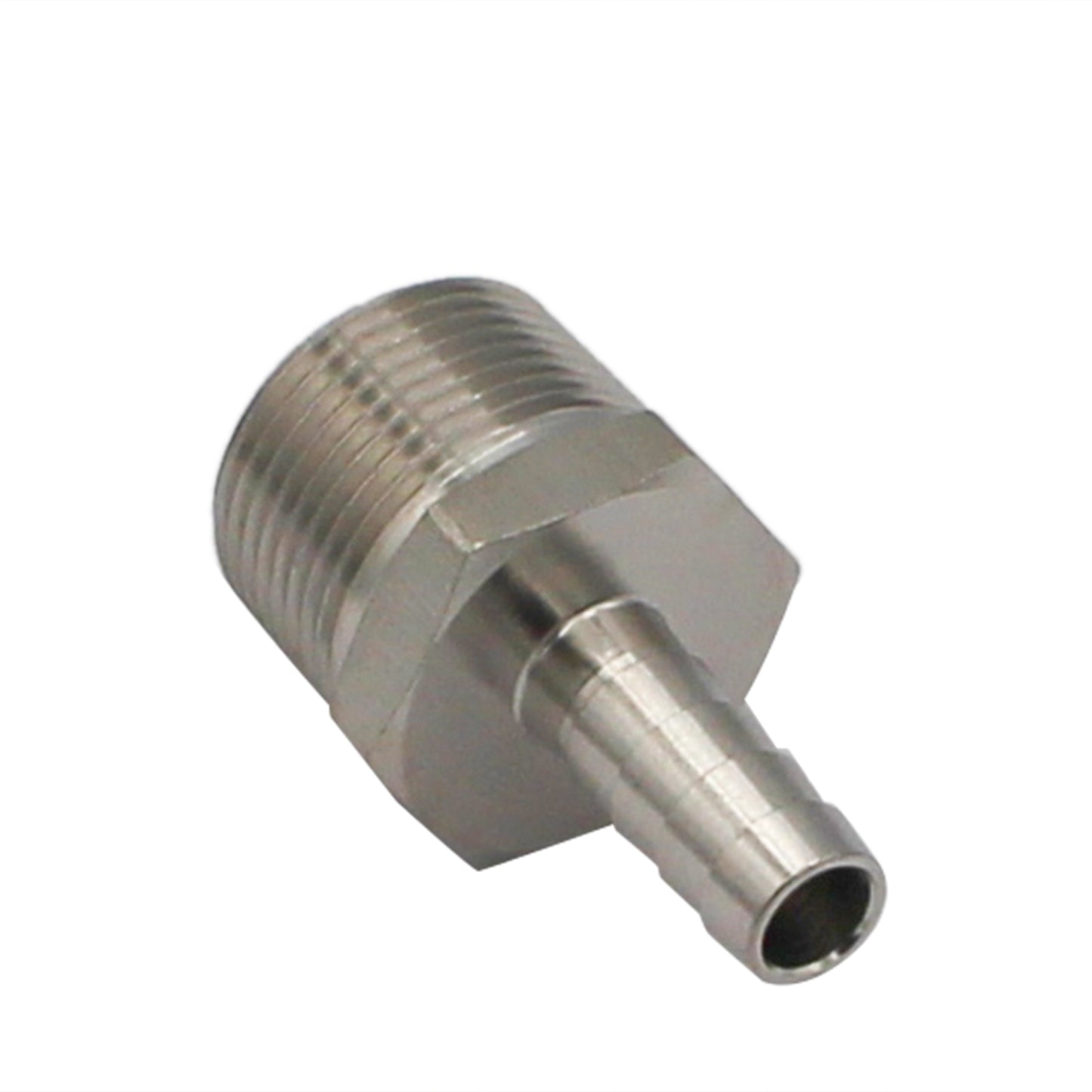 Stainless Steel Fitting - 3/4" Male NPT X 3/8" OD Barb
