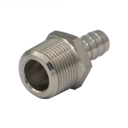 Stainless Steel Fitting - 3/4" Male NPT X 1/2" OD Barb