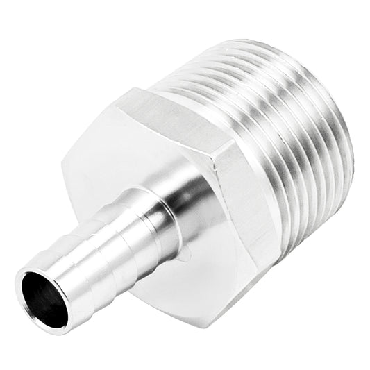 Stainless Steel Fitting - 3/4" Male NPT X 1/2" OD Barb