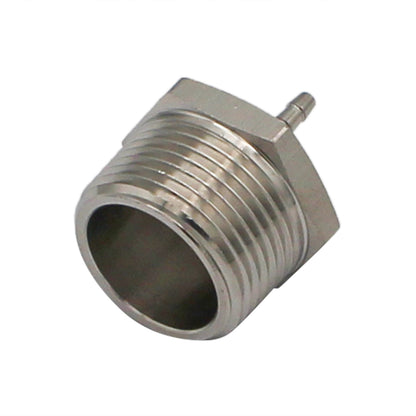 Stainless Steel Fitting - 1" Male NPT X 1/8" OD Barb