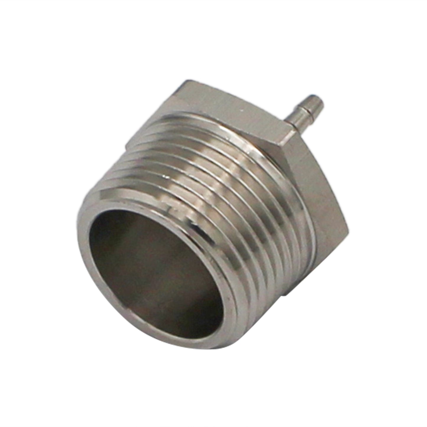 Stainless Steel Fitting - 1" Male NPT X 1/8" OD Barb