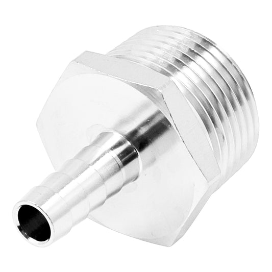 Stainless Steel 3/8" Barbed Fitting - 1" Male NPT