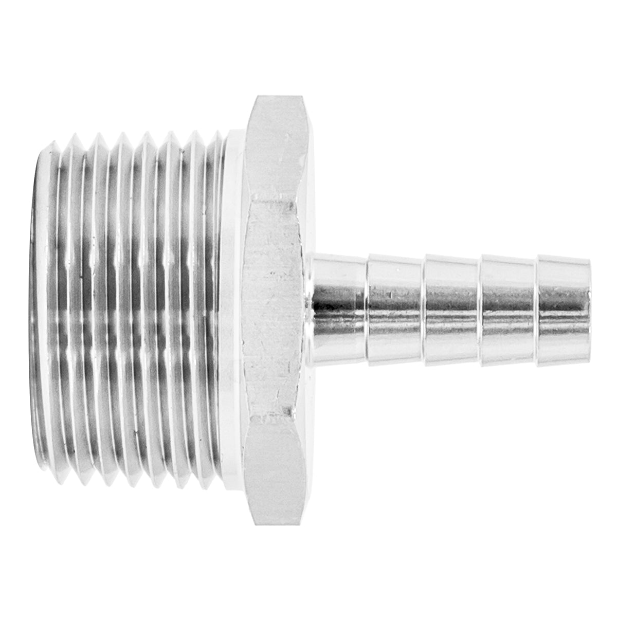 Stainless Steel Fitting - 1" Male NPT X 3/8" OD Barb -  Canuck Homebrew Supply, Canada