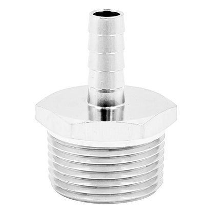 Stainless Steel Fitting - 1" Male NPT X 3/8" OD Barb -  Canuck Homebrew Supply, Canada