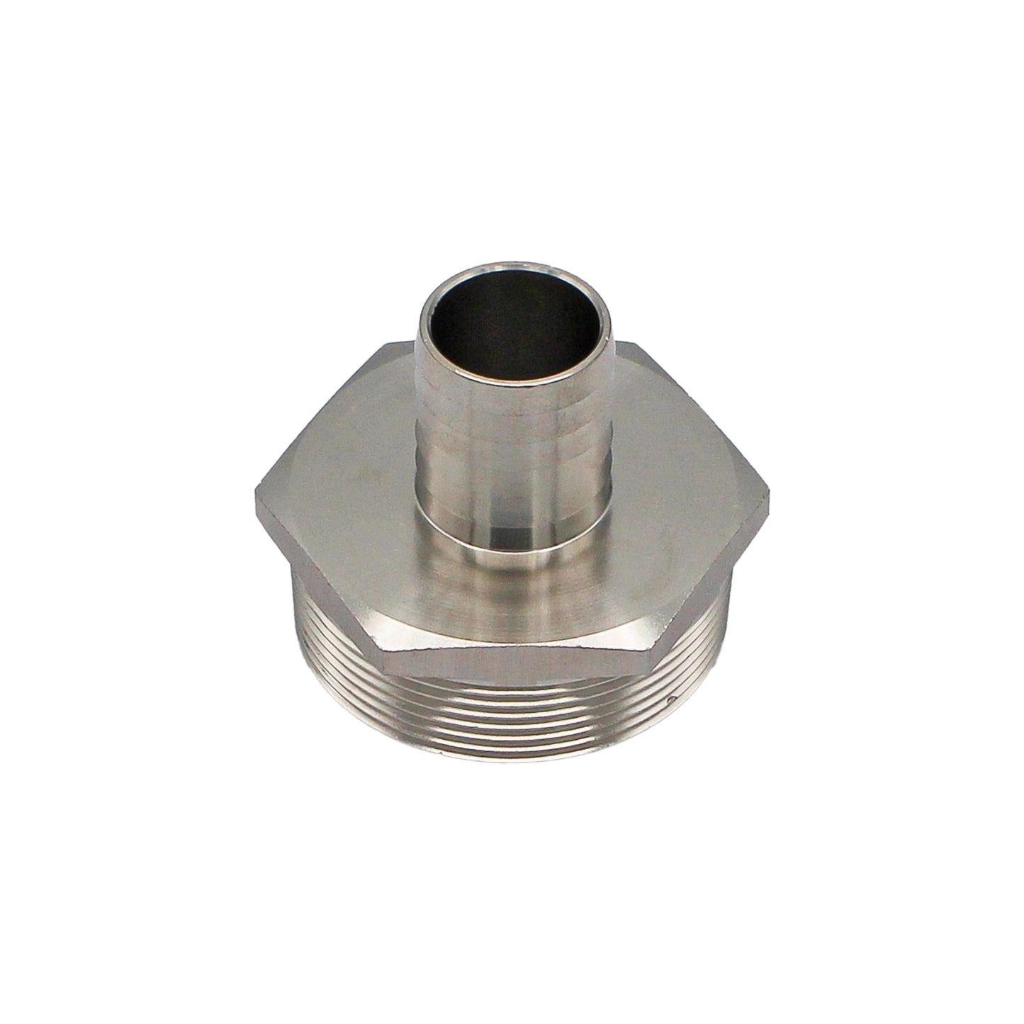 Stainless Steel Fitting - 2" Male NPT X 1" OD Barb
