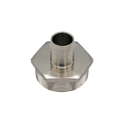 Stainless Steel Fitting - 2" Male NPT X 1" OD Barb