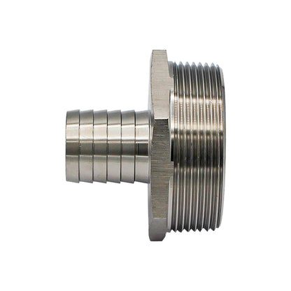 Stainless Steel Fitting - 2" Male NPT X 1" OD Barb