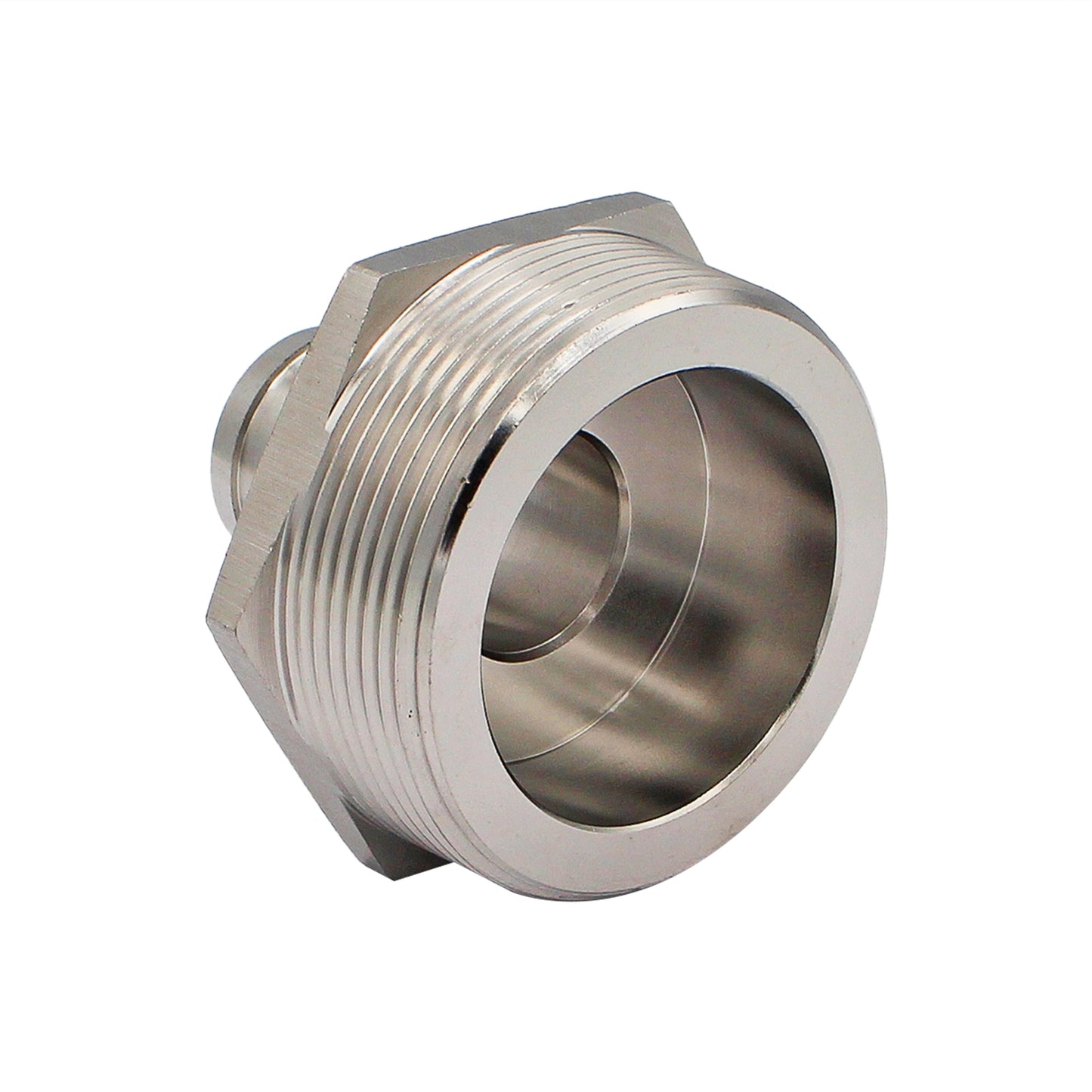 Stainless Steel Fitting - 2" Male NPT X 1" OD Barb