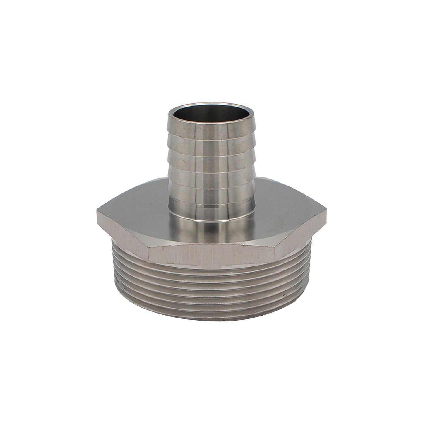 Stainless Steel Fitting - 2" Male NPT X 1" OD Barb