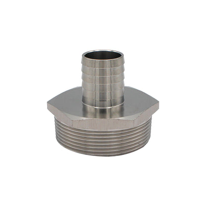 Stainless Steel Fitting - 2" Male NPT X 1" OD Barb