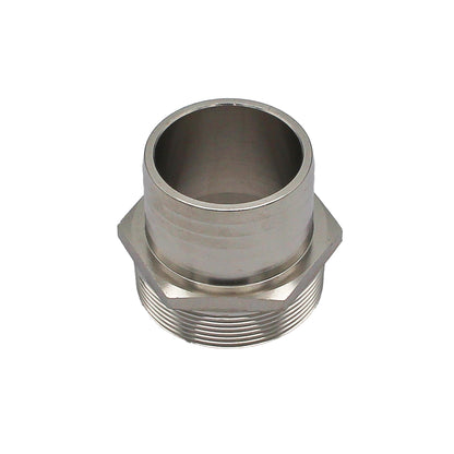 Stainless Steel Fitting - 2" Male NPT X 2" OD Barb | Compact