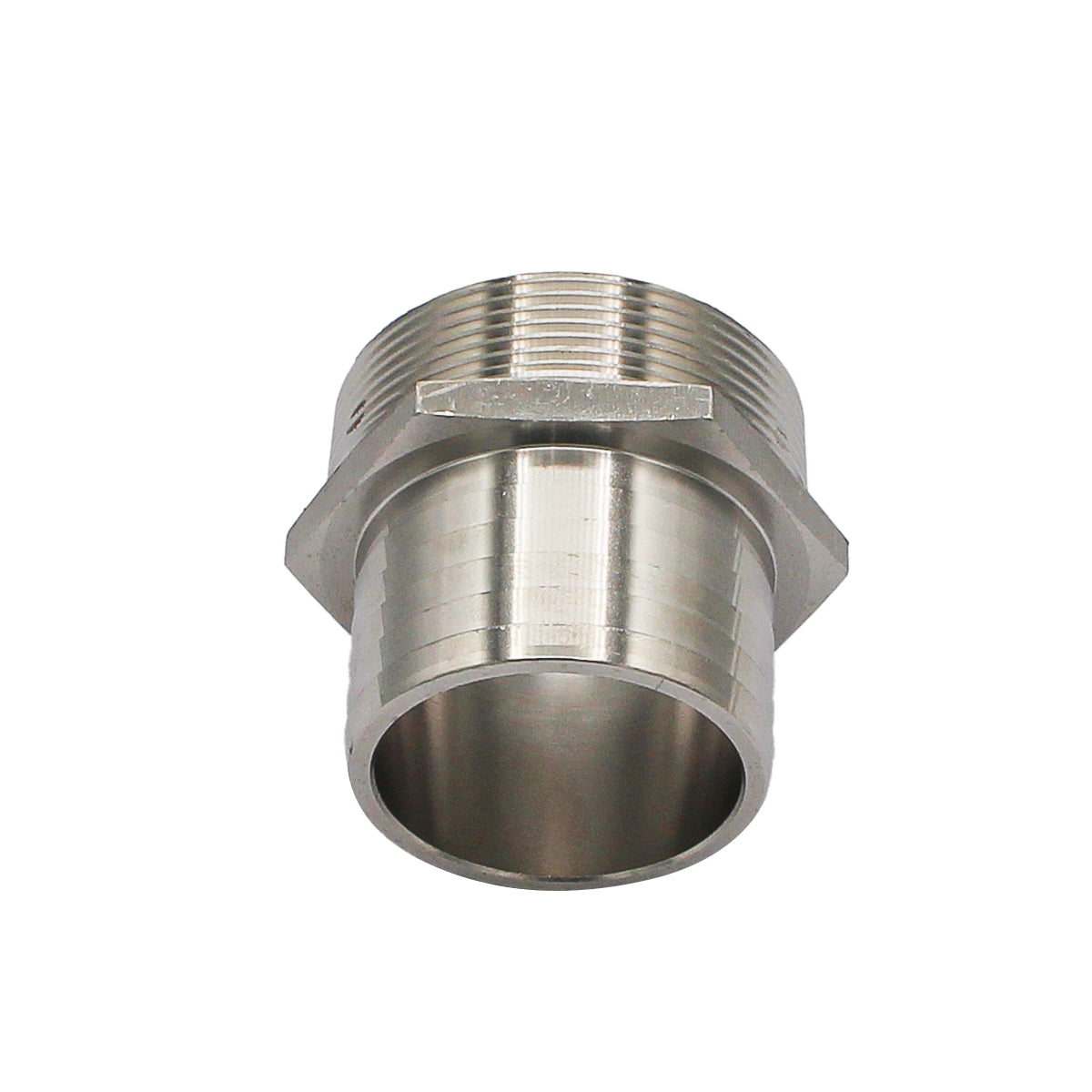 Stainless Steel Fitting - 2" Male NPT X 2" OD Barb | Compact