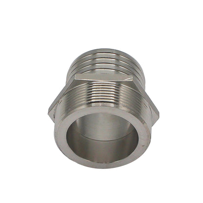 Stainless Steel Fitting - 2" Male NPT X 2" OD Barb | Compact