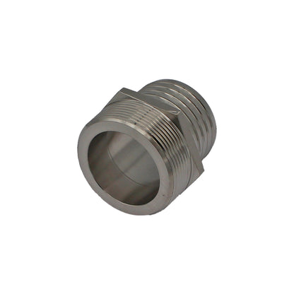 Stainless Steel Fitting - 2" Male NPT X 2" OD Barb | Compact