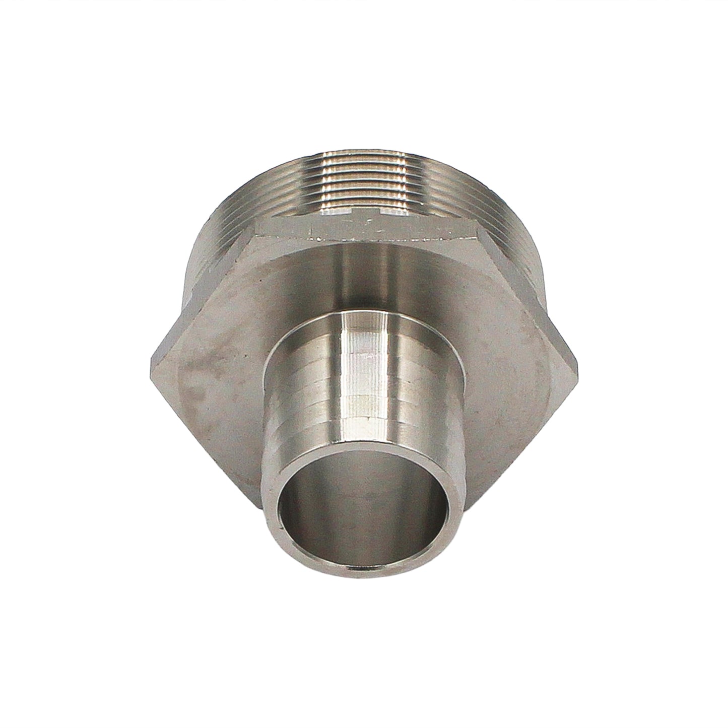 Stainless Steel Fitting - 2" Male NPT X 1 1/4" OD Barb